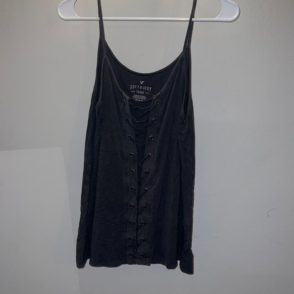 American Eagle gray “soft and sexy” tank top